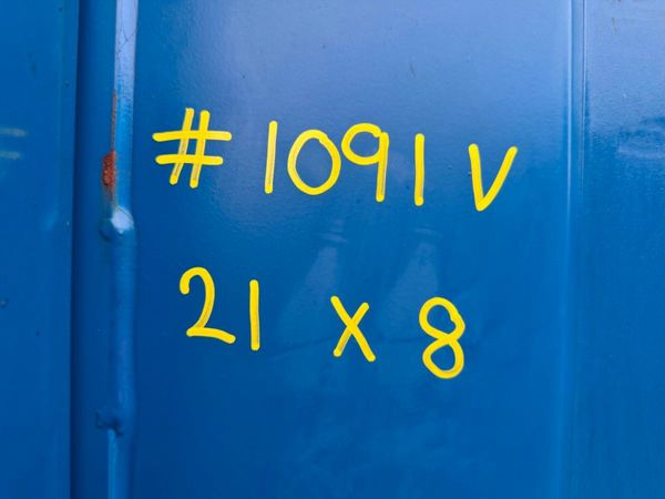 21 x 8 SITE STORAGE  CONTAINER ....1091V 379173789