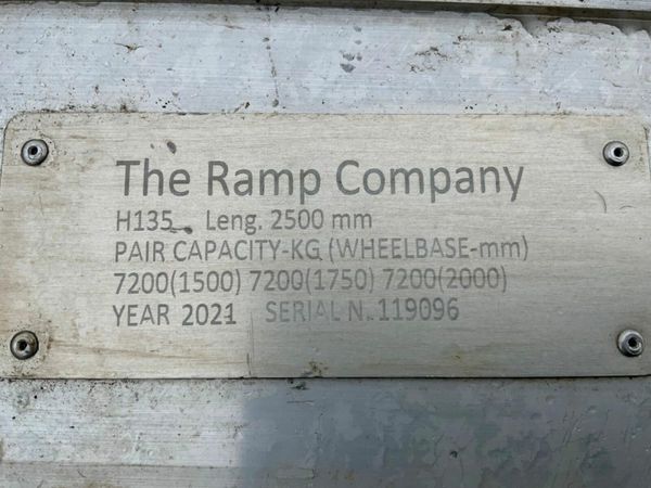 7200kg ALUMINIUM LOADING RAMP..........115v 379572362