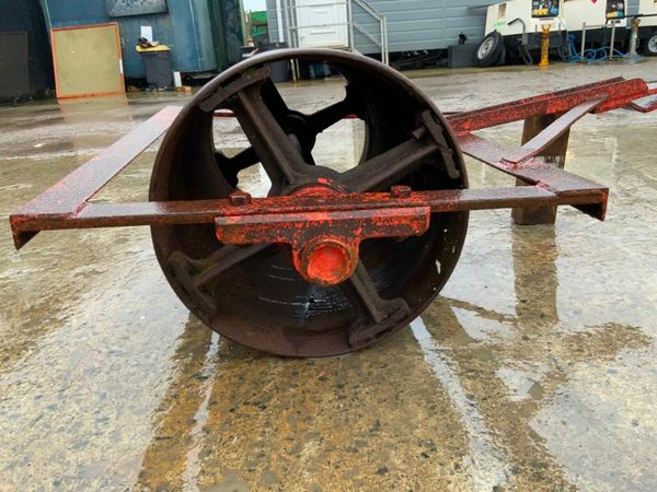 OLD STYLE CAST IRON TOW BEHIND ROLLER. 379583996