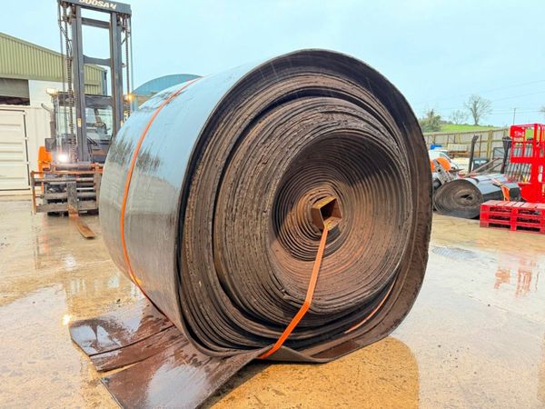 18mm rubber conveyor matting... 66 inch wide ....6 379779390