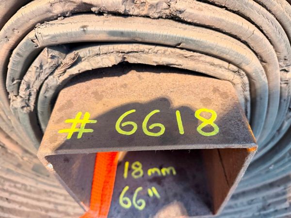 18mm rubber conveyor matting... 66 inch wide ....6 379779392