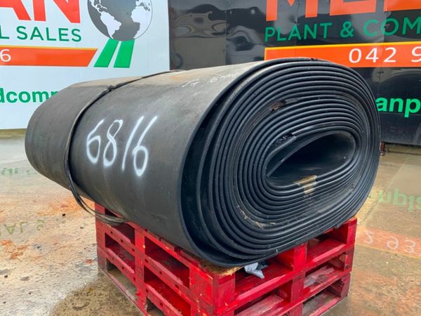 68" WIDE 16mm REINFORCE RUBBER MATTING.6816. 379809718