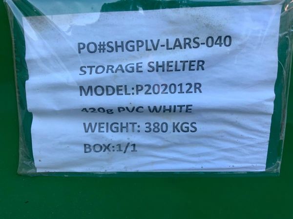 20ft x 20ft DOMED STORAGE SHELTER TENTS.....2203. 379967571