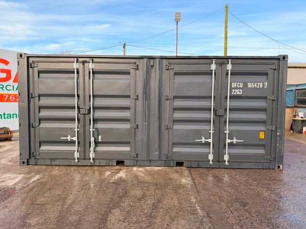 UNUSED 20ft SHIPPING CONTAINER....4 SIDE DOOR. 379908460