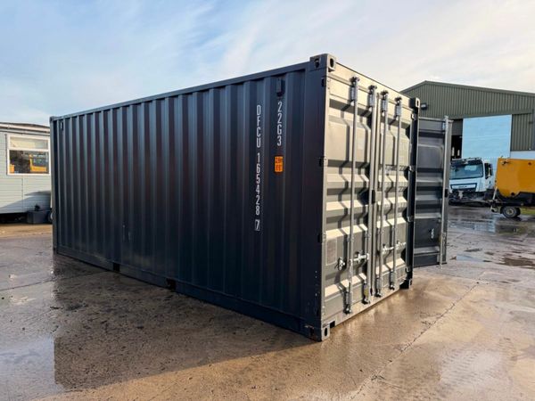 UNUSED 20ft SHIPPING CONTAINER....4 SIDE DOOR. 379908476