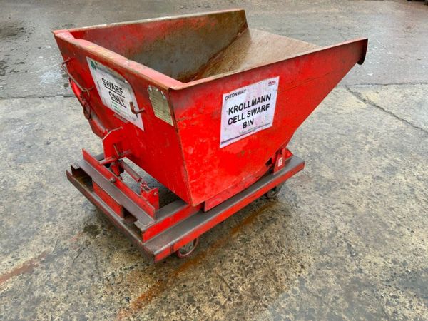 0.5yds SELF TIPPING FORKLIFT SKIP.......715v. 380383999