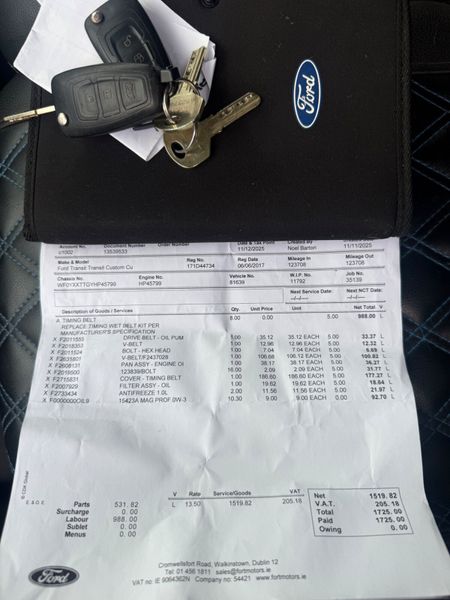 Ford Transit Custom 2017 LOW MILEAGE 380393110