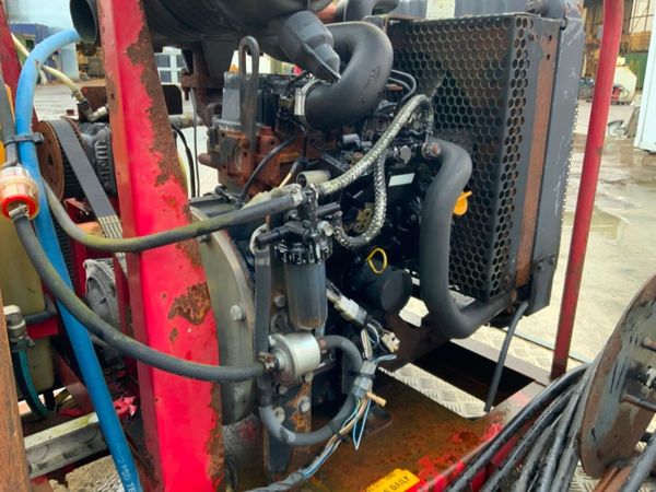 SKID MOUNTED DIESEL POWER WASHER & TANK. 380580248