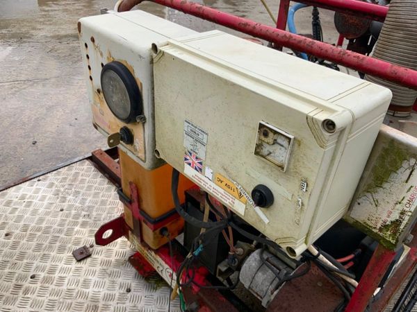 SKID MOUNTED DIESEL POWER WASHER & TANK. 380580249