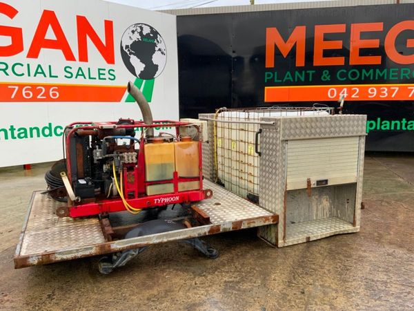 SKID MOUNTED DIESEL POWER WASHER & TANK. 380580258