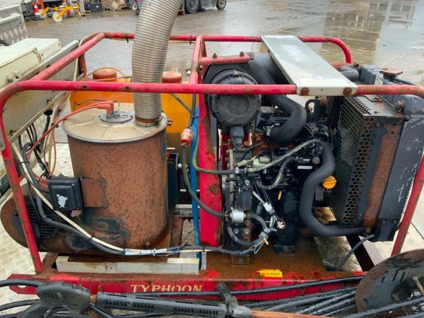 SKID MOUNTED DIESEL POWER WASHER & TANK. 380580260