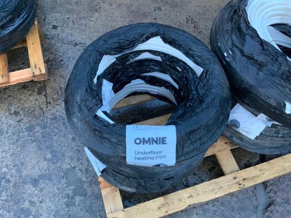 UNUSED UNDERFLOOR HEATING PIPING. 380580440