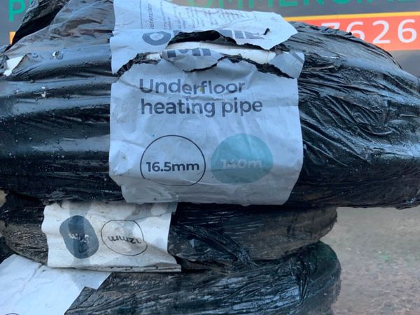 UNUSED UNDERFLOOR HEATING PIPING. 380580441