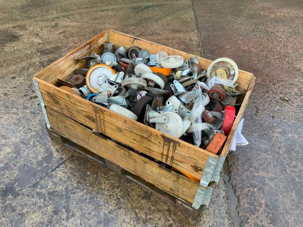 ASSORTED CASTORS WHEELS. 380702523
