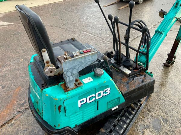 KOMATSU PC 03 -1 MICRO MINI DIGGER..........1921. 380709020