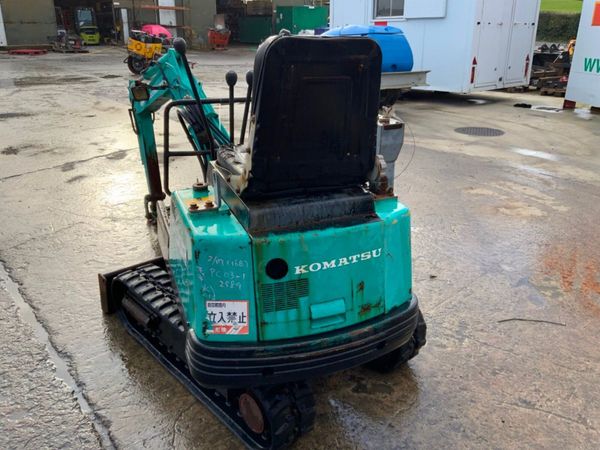 KOMATSU PC 03 -1 MICRO MINI DIGGER..........1921. 380709023
