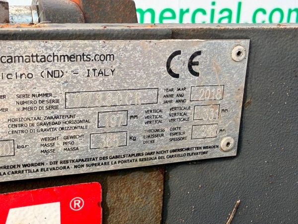 2018 CAM ROTATING CLAMP FORKLIFT....799V 380855807