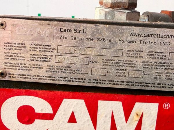 2018 CAM ROTATING CLAMP FORKLIFT....799V 380855809