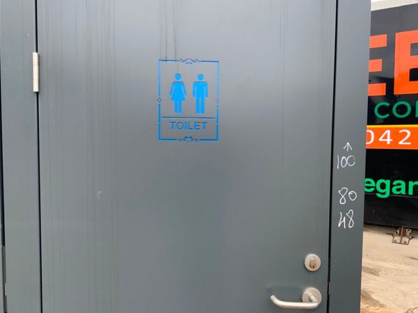 UNUSED DOUBLE CUBICLE TOILET POD......5141. 380898373