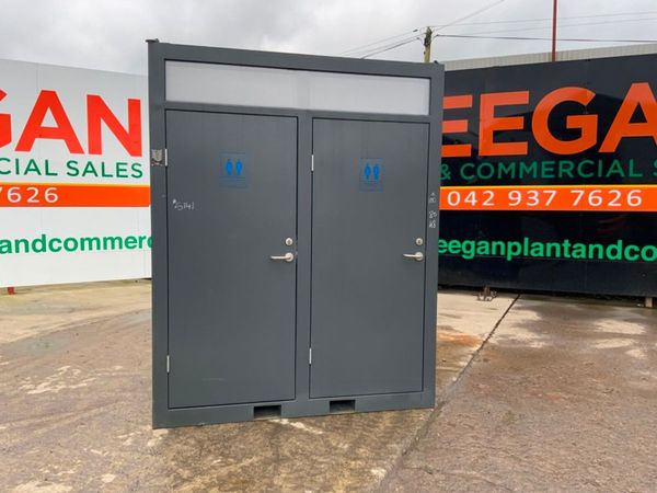 UNUSED DOUBLE CUBICLE TOILET POD......5141. 380898383