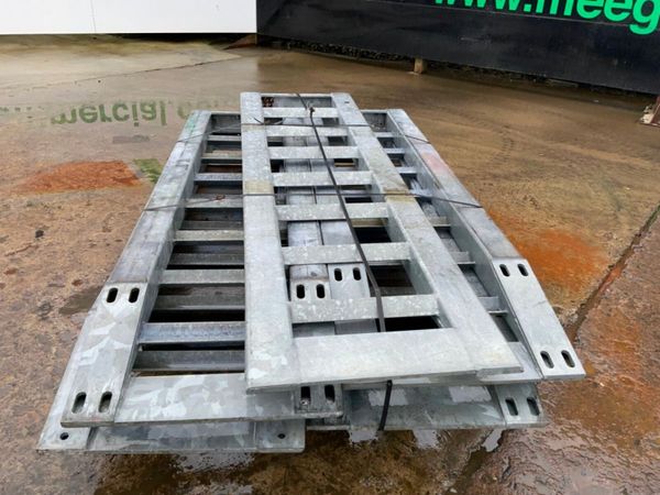 UNUSED GALVANISED LOADING RAMPS...104 380800009