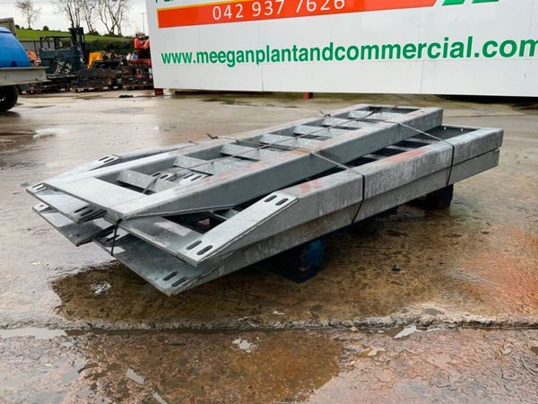UNUSED GALVANISED LOADING RAMPS...104 380800010