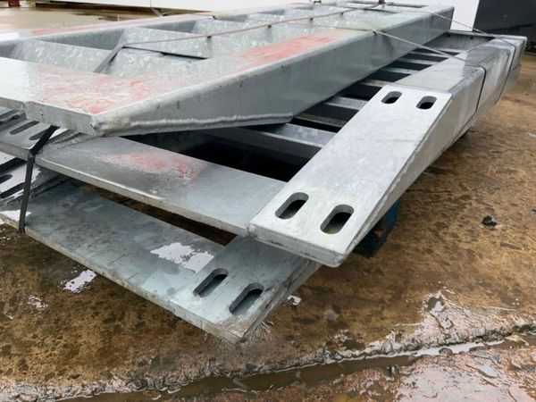 UNUSED GALVANISED LOADING RAMPS...104 380800011