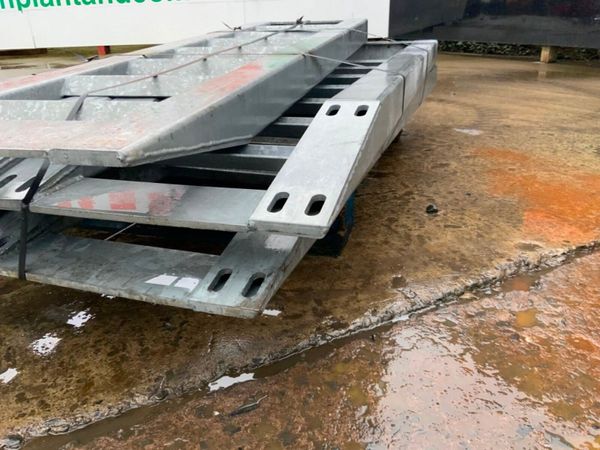 UNUSED GALVANISED LOADING RAMPS...104 380800018