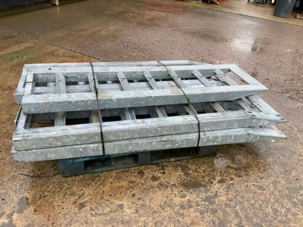 UNUSED GALVANISED LOADING RAMPS...104 380800024