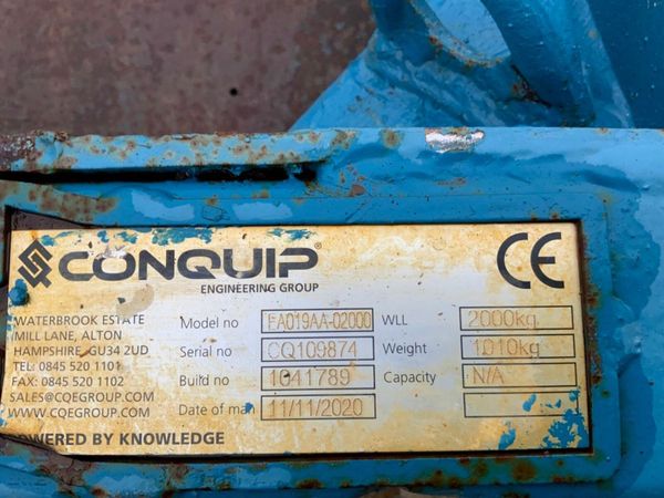 CONQUIP DIGGER BUCKET BASKET.........1030t. 380805594
