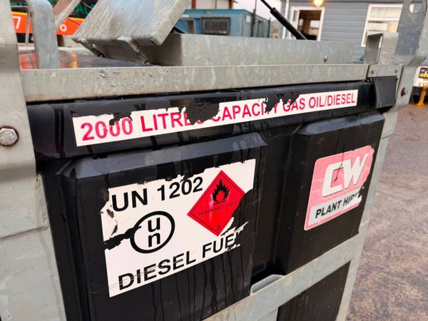 2,000 LITRE FUEL BOWSER NEW PUMP.....962 380838890