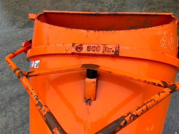 EICHINGER 500lts  CONCRETE POURING SKIP..23w. 380912178