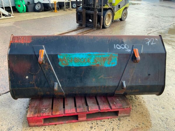 72" FRONT LOADER BUCKET......EURO HITCH....152w. 381104974