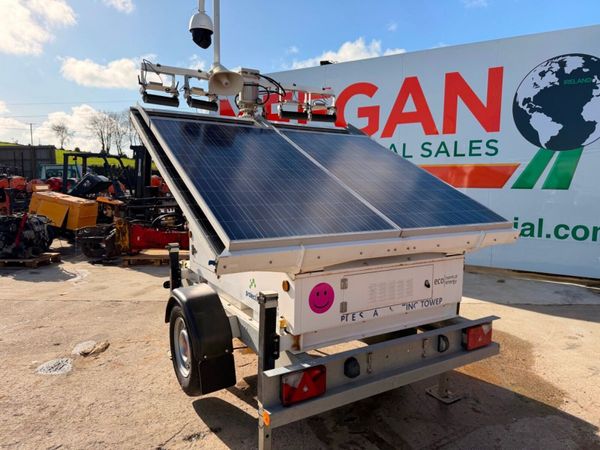 ProLight Solar lighting tower with camera system.. 381255057