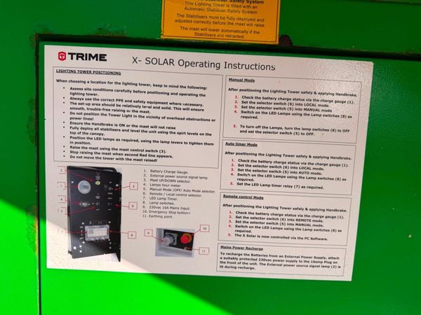 2020 TRIME SOLAR LIGHT TOWER .....1234T 381271748