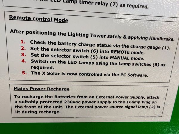 2020 TRIME SOLAR LIGHT TOWER .....1234T 381271754