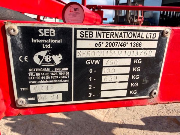 2021 SEB INTERNATIONAL CABLE TRAILER .....749P 381271734
