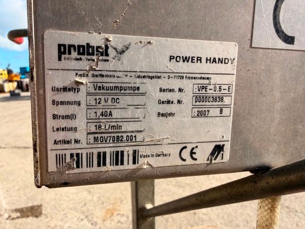 PROBST SLAB LIFTER .....706 P 381277214