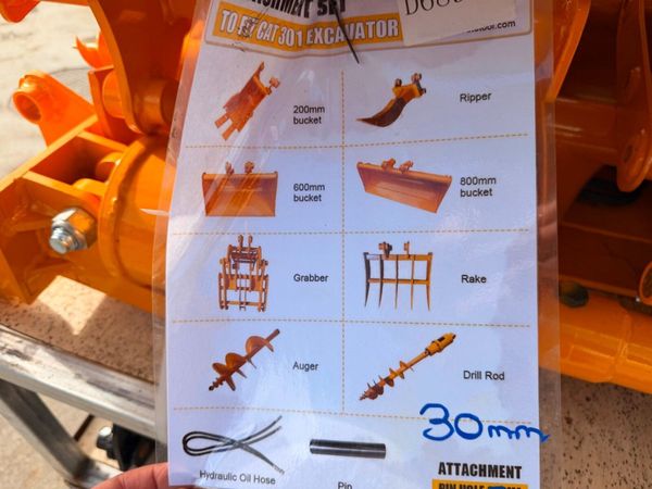 Mini micro digger bucket sets 381291030