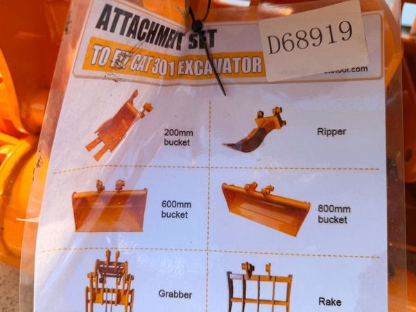 Mini micro digger bucket sets 381291031