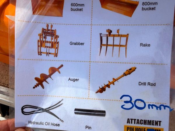 Mini micro digger bucket sets 381291032