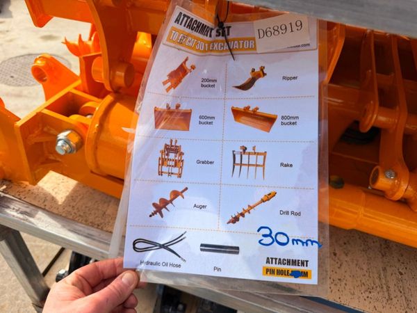 Mini micro digger bucket sets 381291033