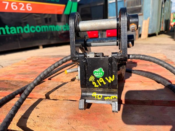 NEW ...MICRO / MINI DIGGER hydraulic quick hitch 381294144