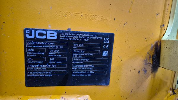 JCB 9t Dumper 381350392