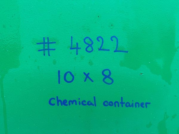 COSHH ...CHEMICAL CONTAINER 10 X 8 .....4822 381312978