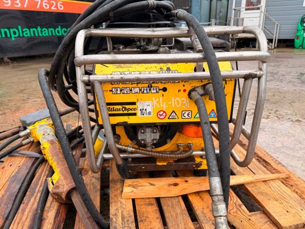 ATLAS COPCO power pack breaker hammer spares 381407393