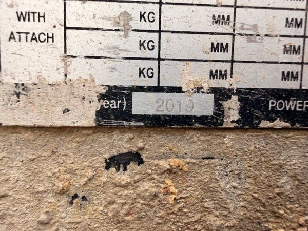 2019 DOOSAN... 2.5 TON ... diesel forklift ..4,283 381407410