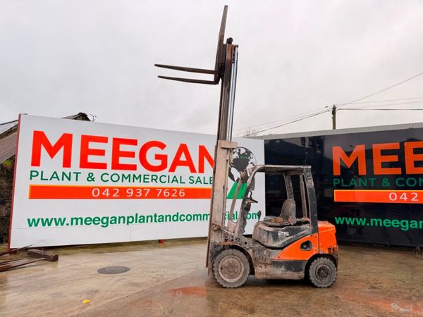 2019 DOOSAN... 2.5 TON ... diesel forklift ..4,283 381407432