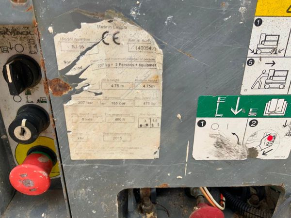2015 SKYJACK SJ16  ACCESS PLATFORM.......REPAIR. 381544185