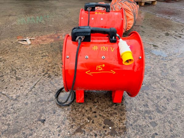 JEFFLOW fans + ducting .....131 v 381507789